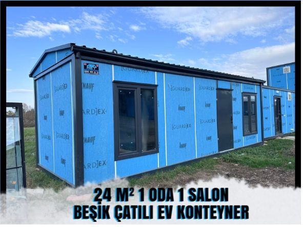 BEŞİK ÇATILI 2 METREKARE EV KONTEYNER
