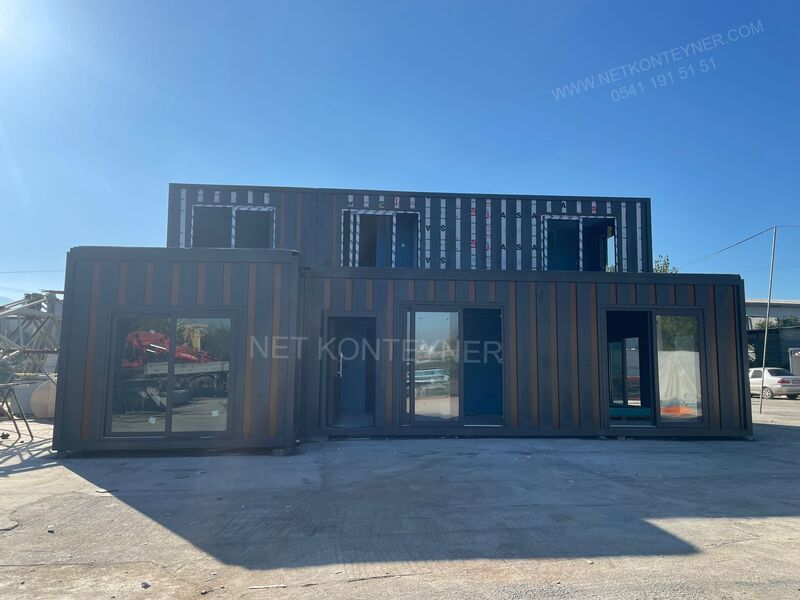 180 M² DUBLEKS 4 ODA 1 SALON ÇİFT WC+DUŞ ÖZEL ÜRETİM MODÜLER EV