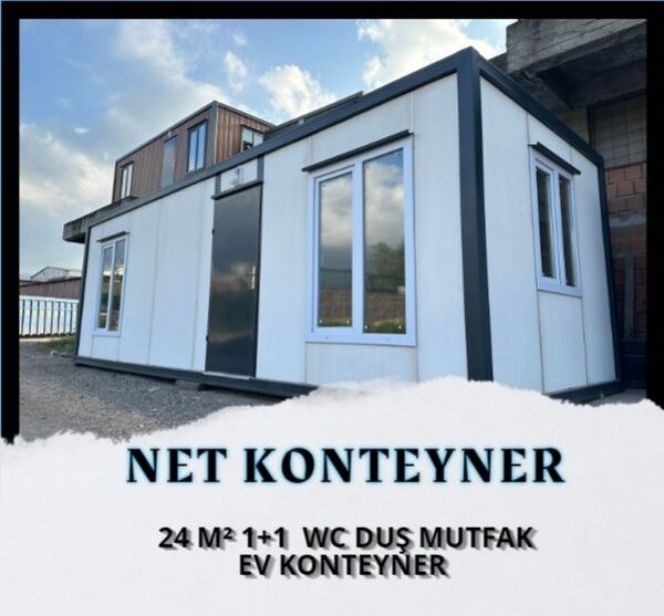 24 METREKARE 1 ODA 1 SALON EV KONTEYNER 