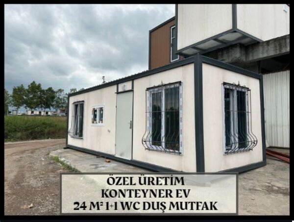 24 METREKARE 1 ODA 1 SALON EV KONTEYNER